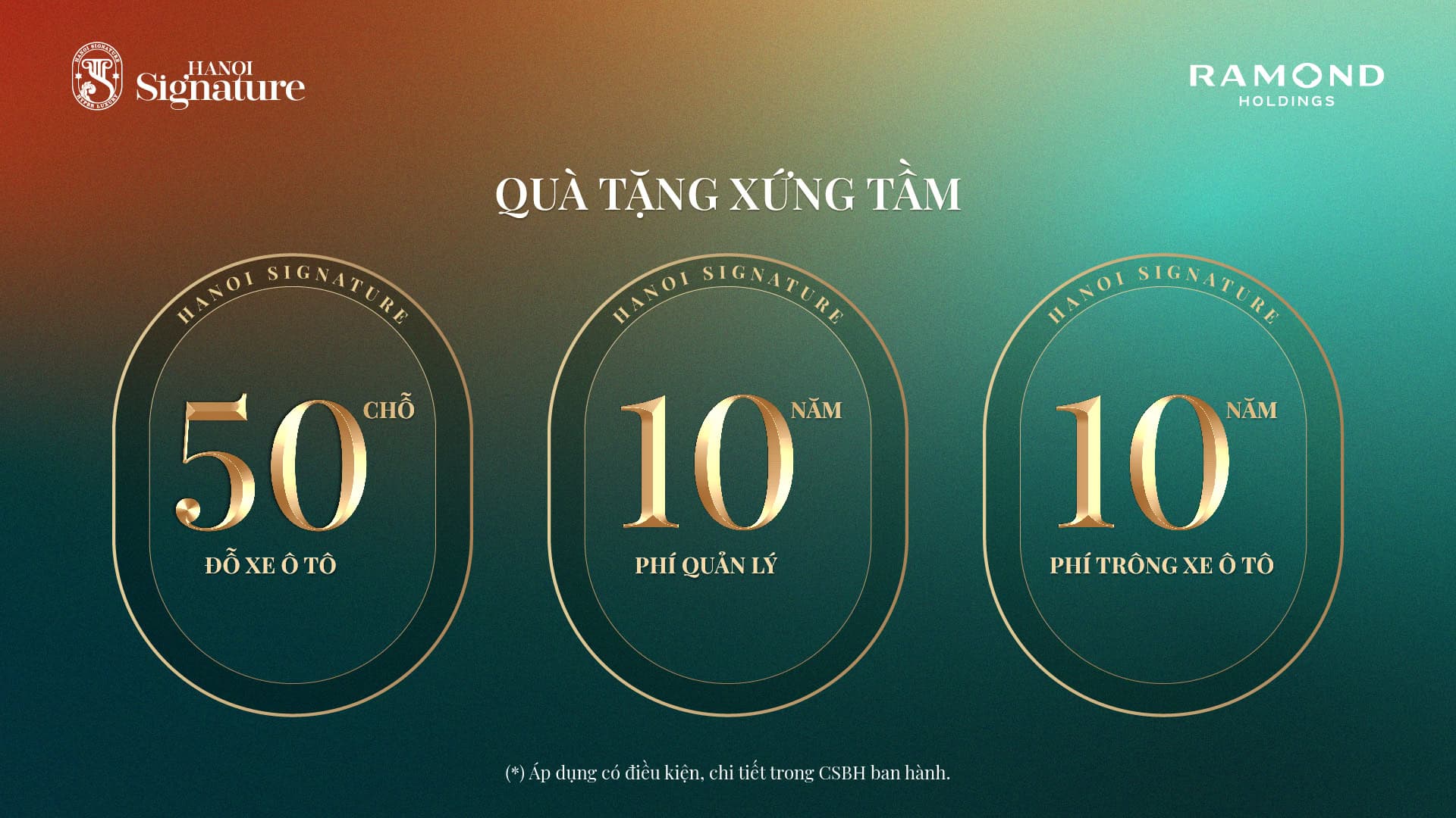 Chính sách bán hàng Hanoi Signature - “Bộ tứ đặc quyền”giúp sở hữu căn hộ mơ ước 3 Quà tặng xứng tầm cho chủ nhân sở hữu căn hộ Hanoi Signature
