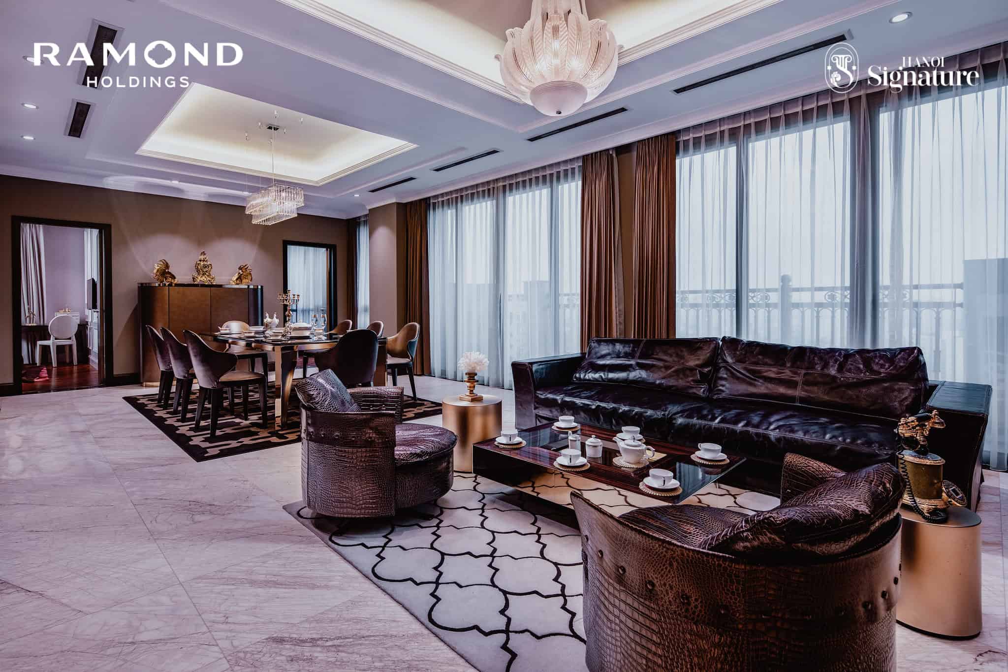 Thiết kế căn hộ Hanoi Signature Cầu Giấy: Sự kết hợp hoàn hảo giữa thẩm mỹ và công năng 4 Thiết kế căn hộ mẫu Chic Hanoi Signature Cầu Giấy
