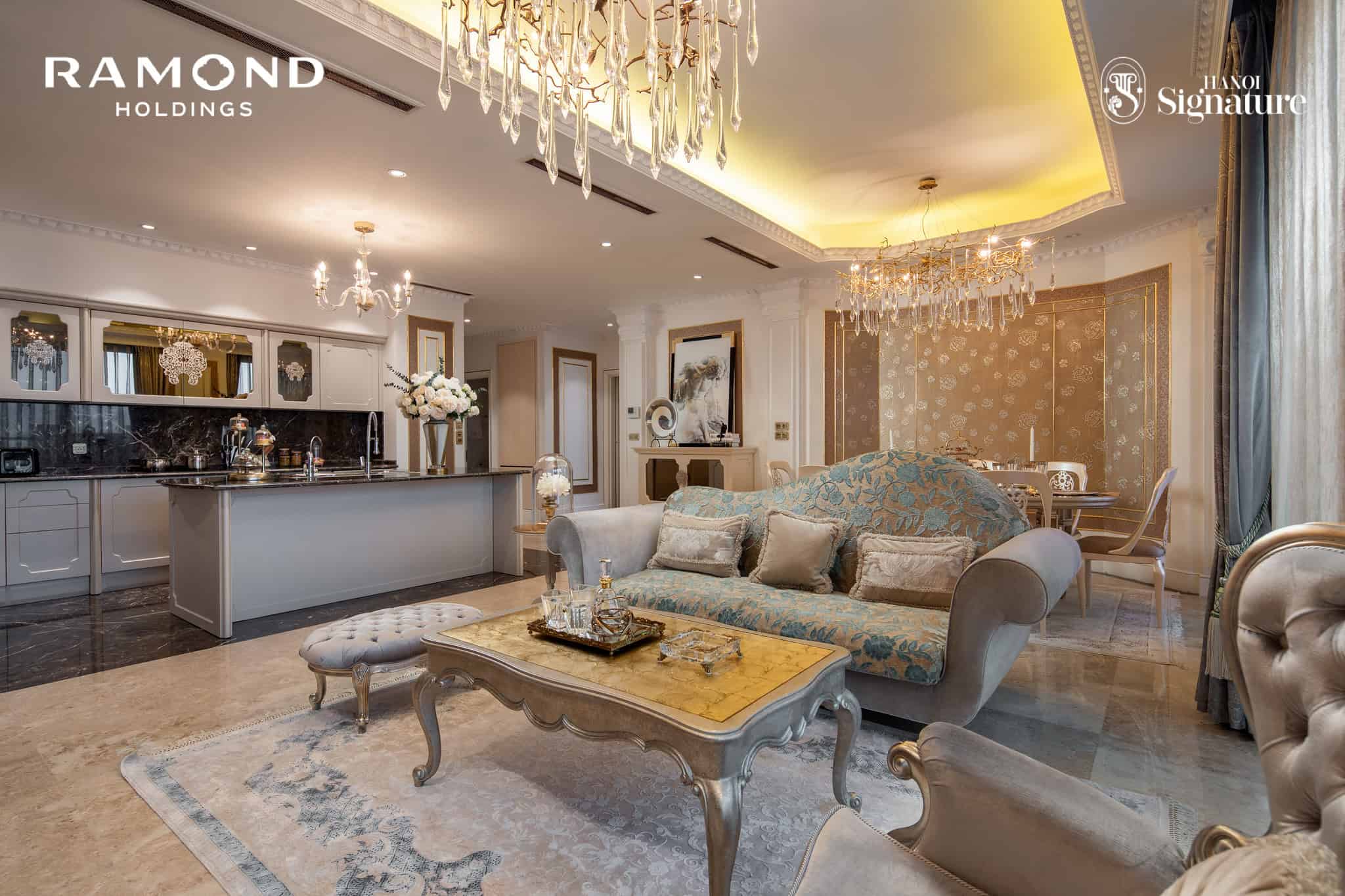 Thiết kế căn hộ Hanoi Signature Cầu Giấy: Sự kết hợp hoàn hảo giữa thẩm mỹ và công năng 3 Thiết kế căn hộ mẫu Vintage Hanoi Signature Cầu Giấy